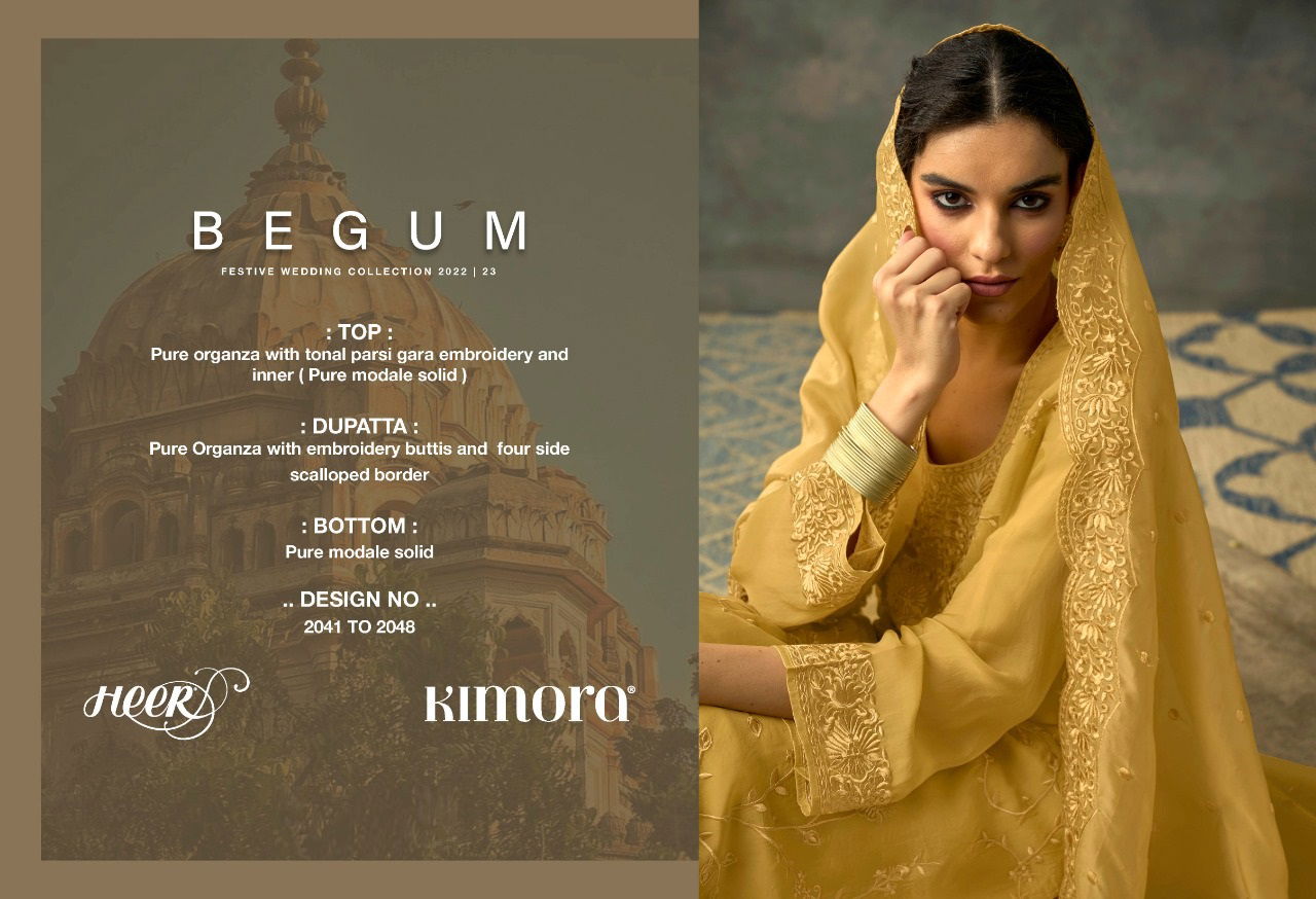 Kimora Begum Fancy Festive Wear Wholesale Designer Salwar Suits Catalog